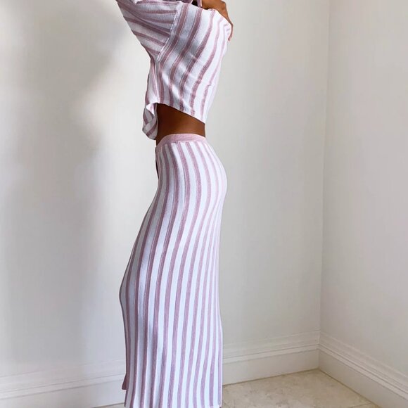 Babaton 1-01 Knit Maxi Skirt - Picture 8 of 11